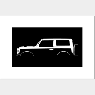 Ford Bronco 2-Door (2021) Silhouette Posters and Art